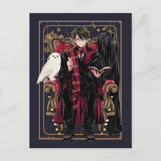 HARRY POTTER™ | Anime HARRY POTTER™ sittande Vykort