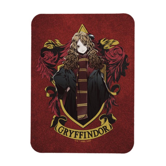 HARRY POTTER™ | Anime Hermione House Vapensköld Magnet (Vertikal)