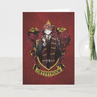 HARRY POTTER™ | Anime Ron Weasley House Vapensköld Kort