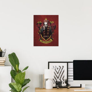 HARRY POTTER™ | Anime Ron Weasley House Vapensköld Poster