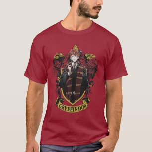 HARRY POTTER™ Anime Ron Weasley House Vapensköld T Shirt