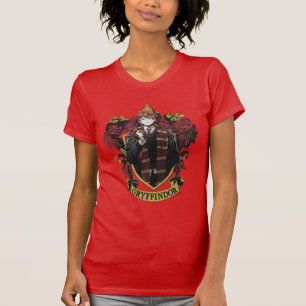 HARRY POTTER™ Anime Ron Weasley House Vapensköld T Shirt
