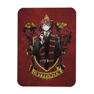 HARRY POTTER™   Anime Ron Weasley Husets vapen Magnet
