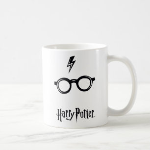 Harry Potter Ärr efter blixten och glasögon Kaffemugg