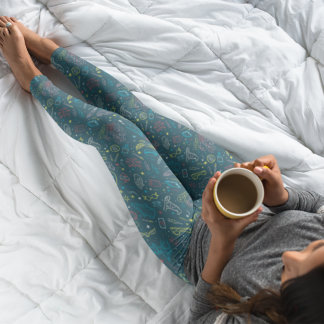 HARRY POTTER™ Artifact Line Art Mönster Leggings