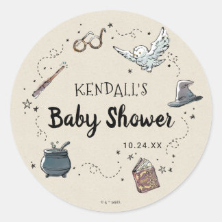 Harry Potter Baby Shower Runt Klistermärke