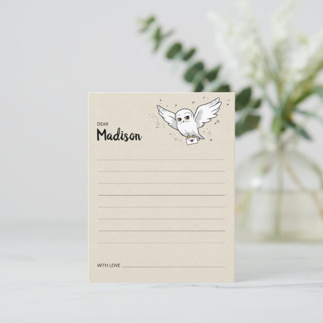 HARRY POTTER™ Baby Shower Time Capsule Note Anteckningskort (Stående Fram)