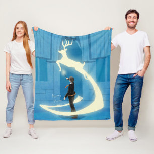 HARRY POTTER™ Beskyddar-målning Fleecefilt
