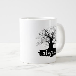 Harry Potter-besvärjelse | Alltid Citat Silhuett Jumbo Mugg
