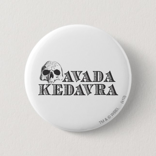 Harry Potter Besvärjelse | Avada Kedavra Knapp (Framsida)