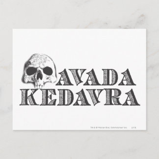 Harry Potter Besvärjelse | Avada Kedavra Vykort