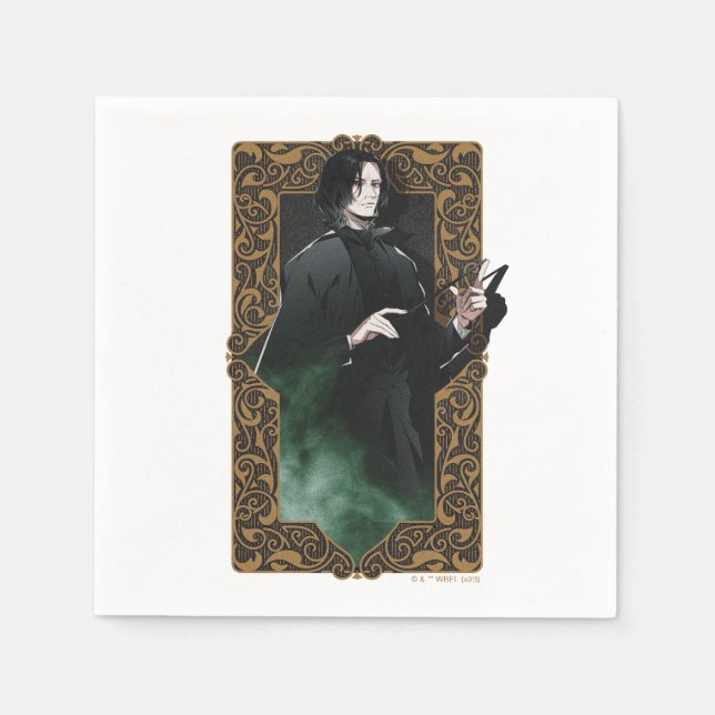 HARRY POTTER™ | Bild av Animera Snape Ram Pappersservett (Framsidan)