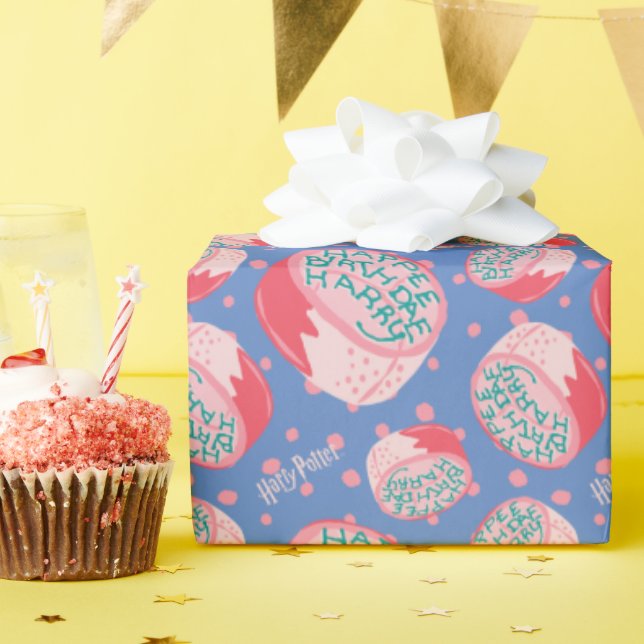 HARRY POTTER™ Birthday Cake Mönster Presentpapper (Födelsedagsfest)