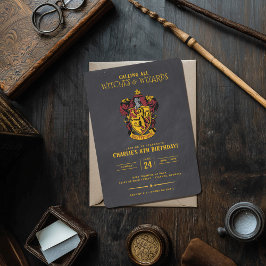 Harry Potter Birthday | Gryffindor Chalkboard Inbjudningar