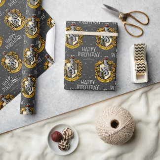 Harry Potter Birthday | Hufflepuff Chalkboard Presentpapper