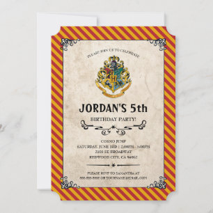 Harry Potter Birthday Inbjudningar