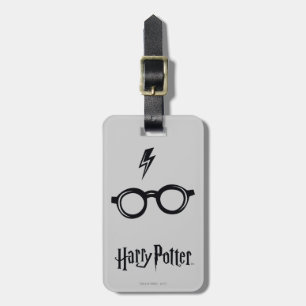 Harry Potter   Blixt Scar och Glass Bagagebricka