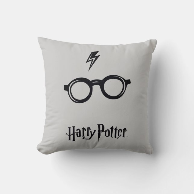 Harry Potter | Blixt Scar och Glass Kudde (Framsida)