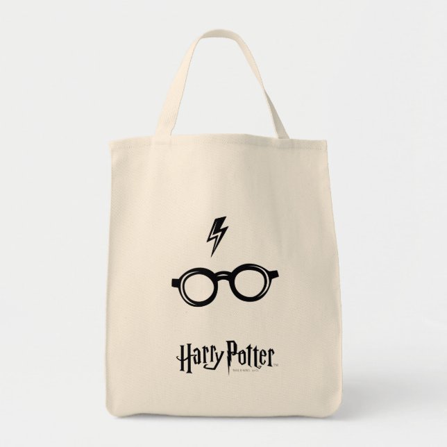 Harry Potter | Blixt Scar och Glass Tygkasse (Framsidan)