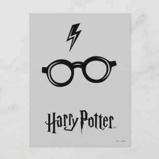 Harry Potter | Blixtärr och glasögon Vykort