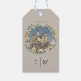 Harry Potter | Blommig Hogwarts Slott Bröllop Presentetikett