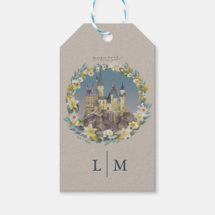 Harry Potter Blommig Hogwarts Slott Bröllop Presentetikett