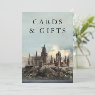 Harry Potter Bröllopsdusch Kort & Present Sign