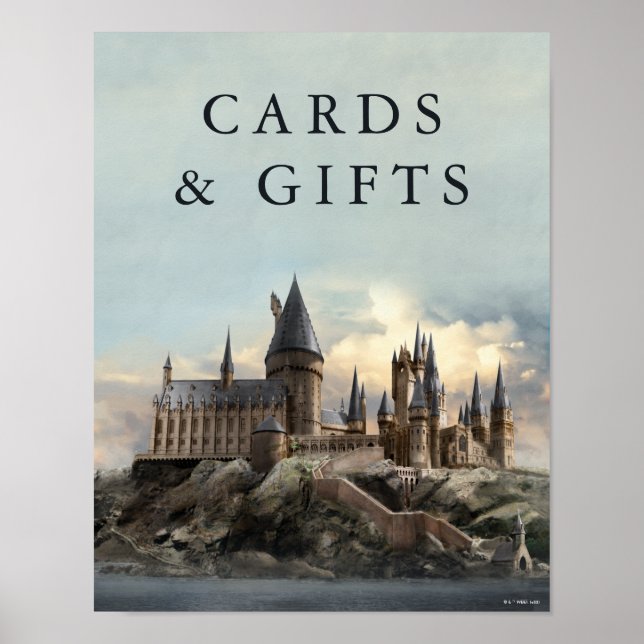 Harry Potter Bröllopskort & Present Skylt (Framsidan)