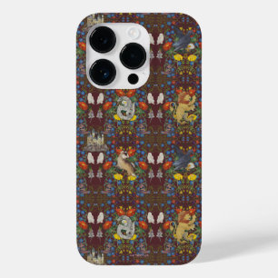 HARRY POTTER™   Burgundy Watercolor Icon Mönster