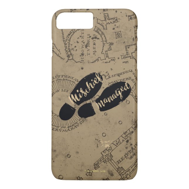 Harry Potter | BUSMISSE AVSLUTAD™ Karta Fotspår Case-Mate iPhone Skal (Baksida)
