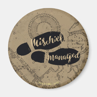 Harry Potter | BUSMISSTER FÖRVALTAD™ Karta Fotspår Magnet