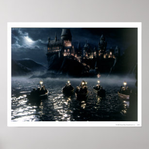 Harry Potter Castle   Ankomst till Hogwarts Poster
