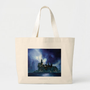 Harry Potter Castle   Hogwarts på natten Jumbo Tygkasse