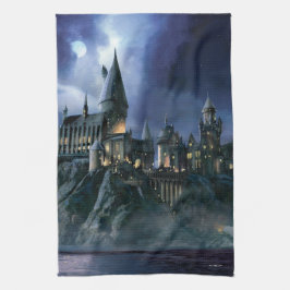 Harry Potter Castle | Moonlit Hogwarts Kökshandduk