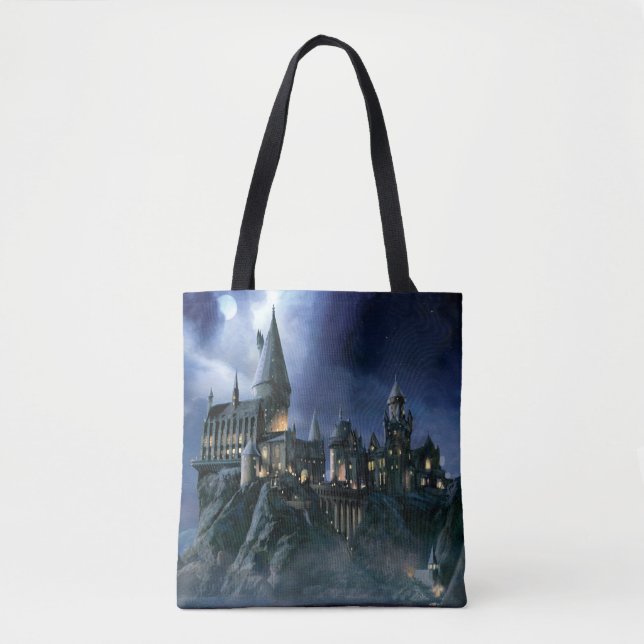Harry Potter Castle | Moonlit Hogwarts Tygkasse (Framsida)
