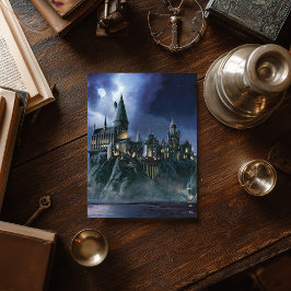 Harry Potter Castle | Moonlit Hogwarts Vykort
