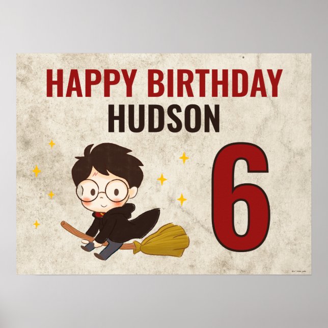 HARRY POTTER™ Character Magic Arch Birthday Poster (Framsidan)