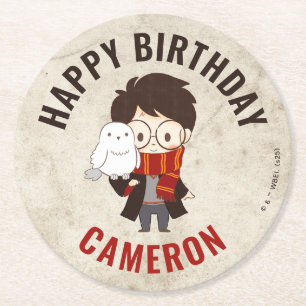 HARRY POTTER™ Character Magic Arch Birthday Underlägg Papper Rund