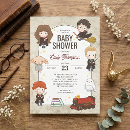 Harry Potter Character Magic Baby Shower Inbjudningar
