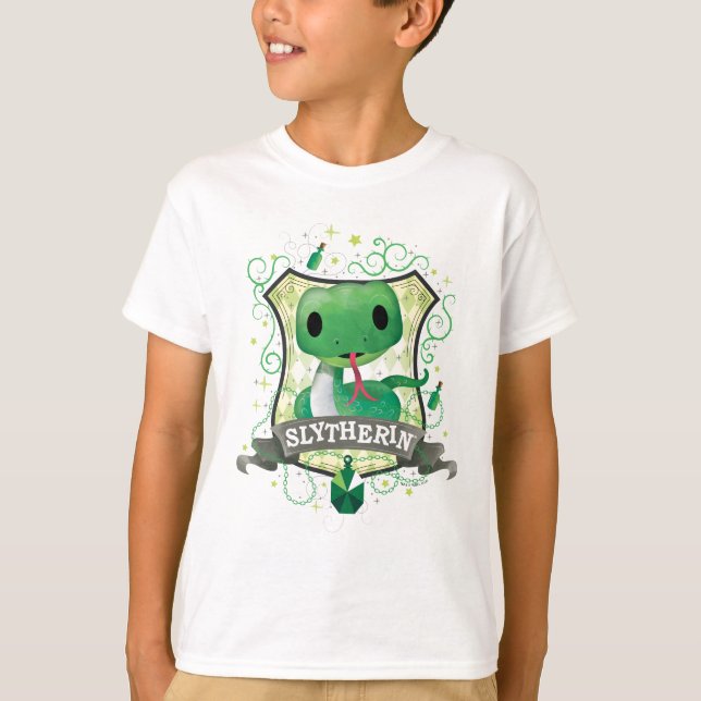 Harry Potter | Charmig SLYTHERIN™-vapen Tee (Framsida)