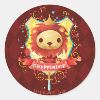 Harry Potter | Charming GRYFFINDOR™-vapen Runt Klistermärke