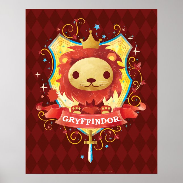 Harry Potter | Charming GRYFFINDOR™-Vapensköld Poster (Framsidan)