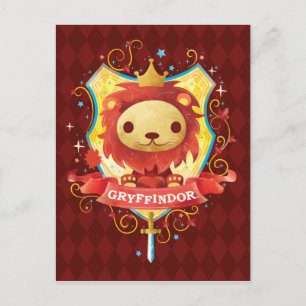 Harry Potter Charming GRYFFINDOR™-Vapensköld Vykort