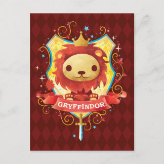 Harry Potter | Charming GRYFFINDOR™-Vapensköld Vykort