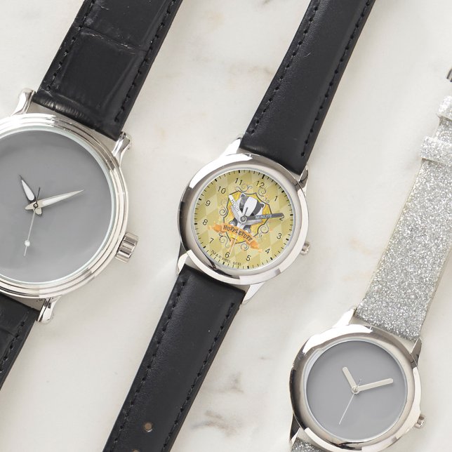 Harry Potter | Charming HUFFLEPUFF™ Vapensköld Armbandsur (Skapare uppladdad)