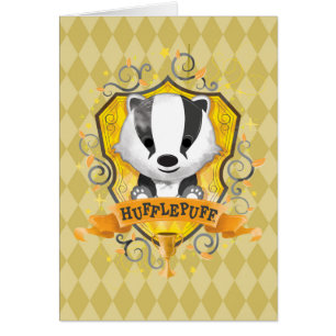 Harry Potter   Charming HUFFLEPUFF™ Vapensköld Hälsningskort