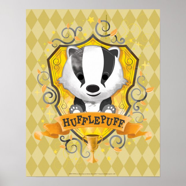 Harry Potter | Charming HUFFLEPUFF™ Vapensköld Poster (Framsidan)