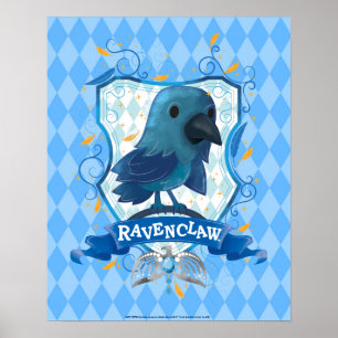 Harry Potter   Charming RAVENCLAW™ Vapensköld Poster