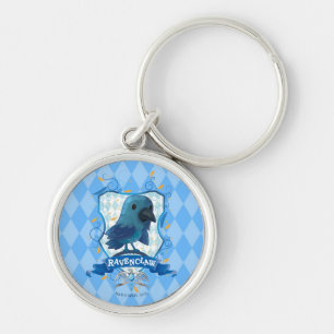 Harry Potter   Charming RAVENCLAW™ Vapensköld Rund Silverfärgad Nyckelring