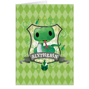 Harry Potter   Charming SLYTHERIN™-vapen Hälsningskort